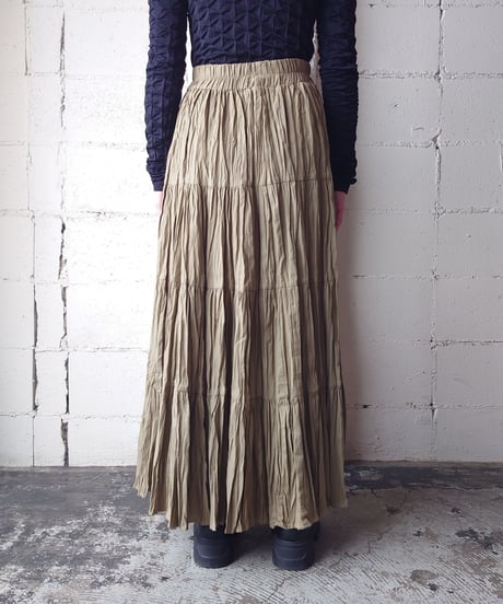 Washered Tiered Skirt BE