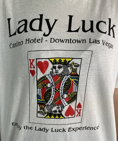 Lady Luck Print Tee WH