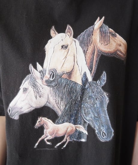 Horse Print Tee BK