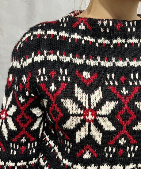 Nordic Pattern Knit BKRE