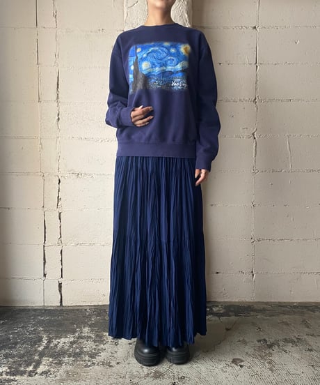 Tiered Easy Long Skirt NV