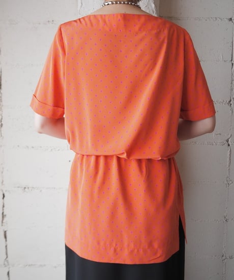 1980's YVES SAINT LAURENT  Belted Tunic OR
