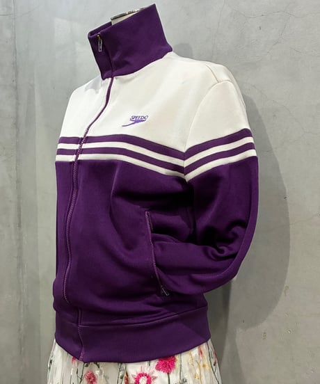 SPEEDO Bicolor High Neck Track Jacket PURWH