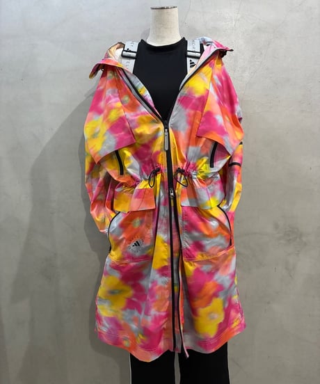 adidas by STELLA McCartney Marble Print Long Parka ORPI