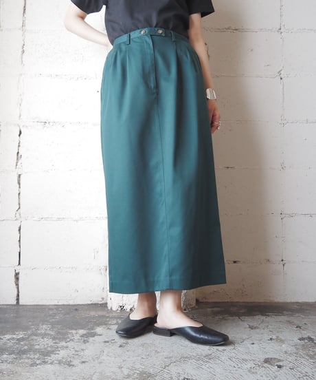 Tuck Skirt GRN