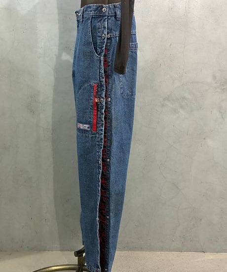 90's PACO JEANS Side Snap Denim Pants BL