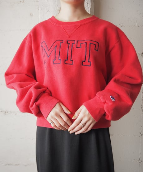 REMAKE 1990's Champion MIT Cropped Sweat RE