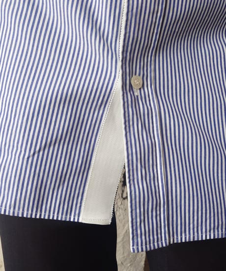 sacai Band Collar Stripe Shirt WHBL