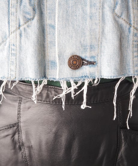 Remake Levi's Cutoff Denim Jacket LBL