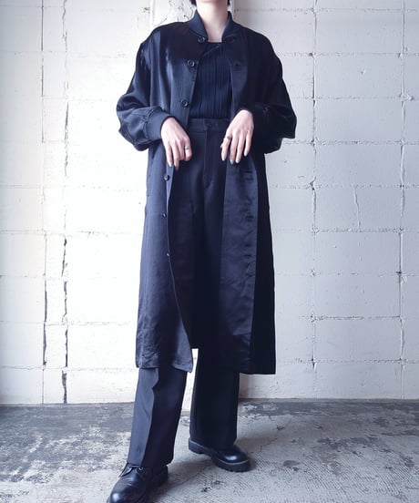 【Orfeo ORIGINAL】Satin Blouson Coat