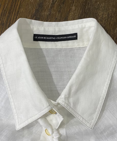 MARITHE FRANCOIS GIRBAUD Drawstring Design Shirt WH
