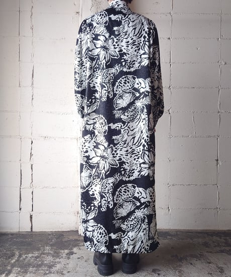ZipUP Pattern Dress BKWH