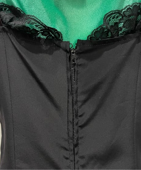 Lace Tiered Camisole Dress BK