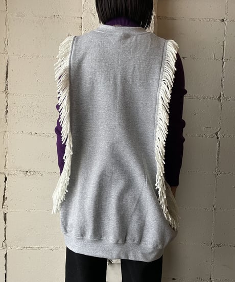 ORFEO MIX Sweat Fringe Vest GR