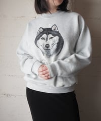 Pepper Dog Print Sweat (Painted) LGR