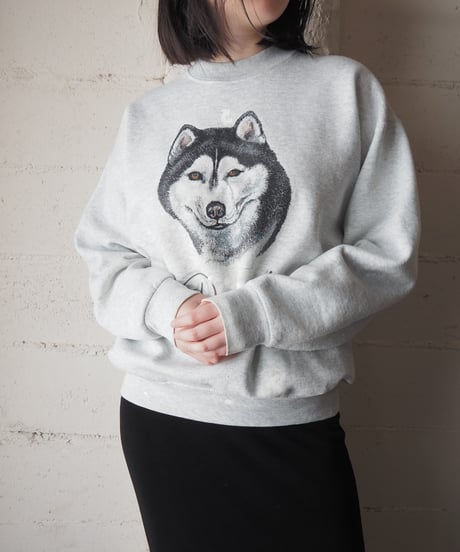 Pepper Dog Print Sweat (Painted) LGR