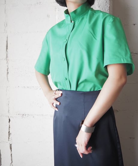 1970's Stand Collar Shirt GN