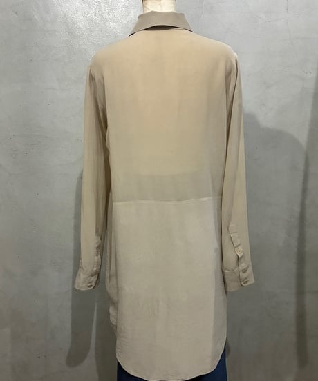 T by ALEXANDER WANG Silk Shirt Dress BE