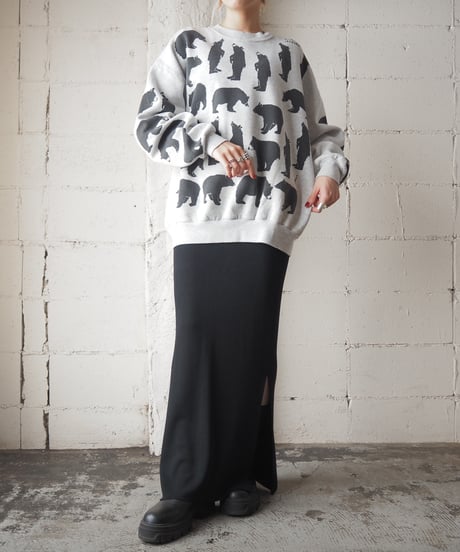 Michigan Rag Many Bear Print Sweat GRBK