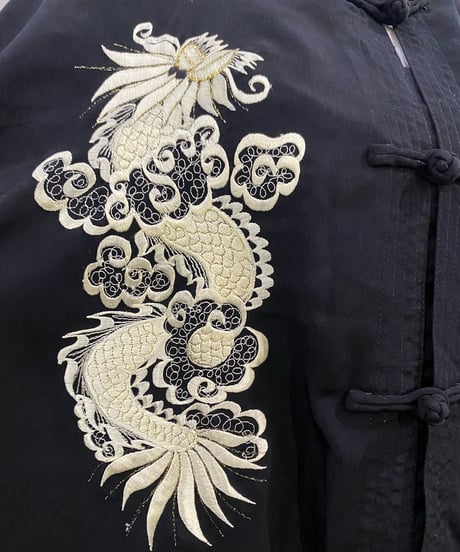 Silk Embroidery China Coat BK