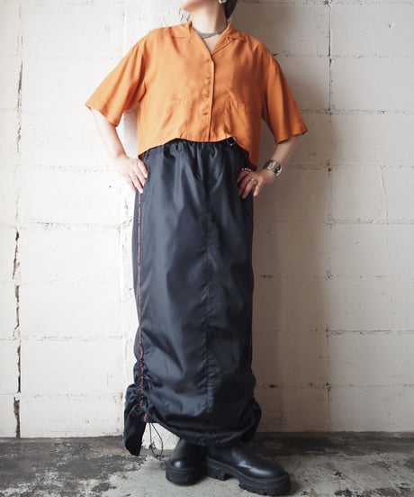 Open Collar Short Shirt OR