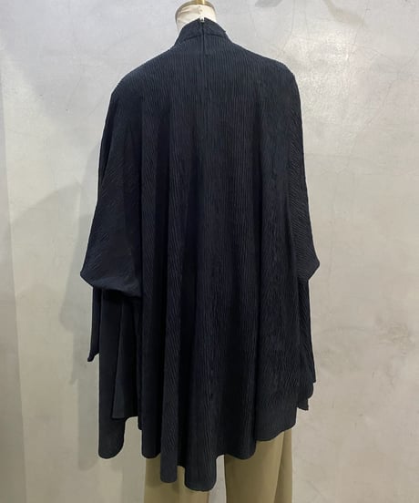 Dolman Sleeve Drape Stand Collar Tops BK