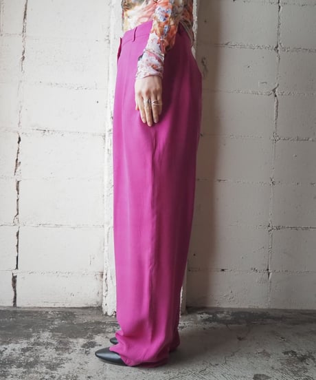 Silk Tuck Pants PI