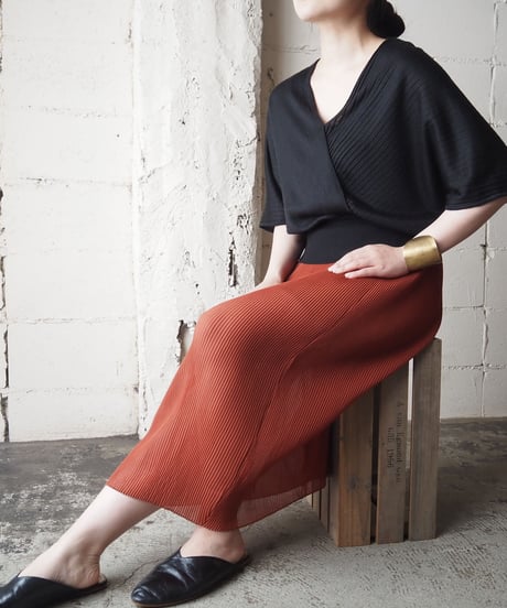 Half Sleeve Dolman Knit BK