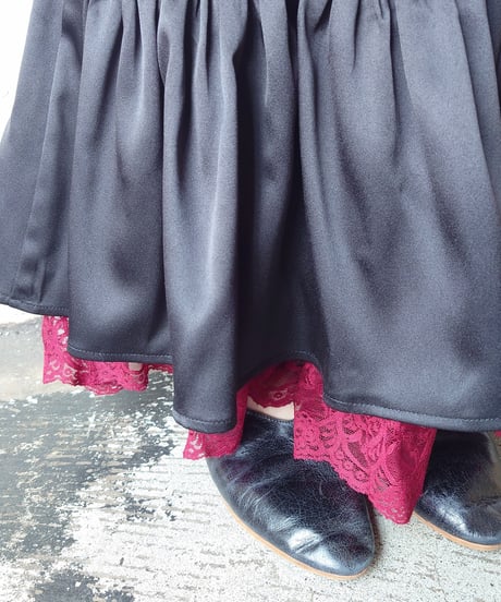 Satin Marmaid Skirt BKRE