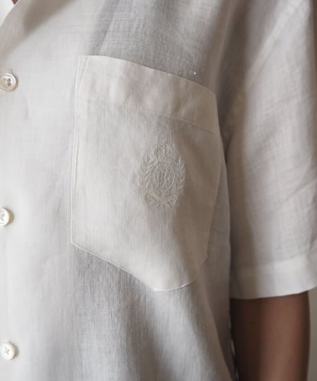 Ralph Lauren Open Collar S/S Shirt　WH