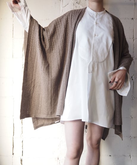 Cable Knit Cape Cardigan BE