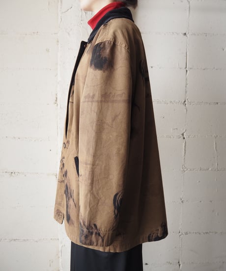 Horse Pattern Coverall BRBK