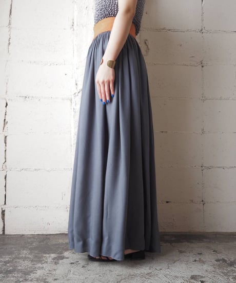 Bicolor Flared Skirt ORGR