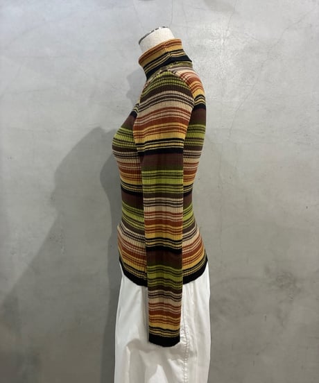 Multi Border Rib Turtle Knit BRBKBE