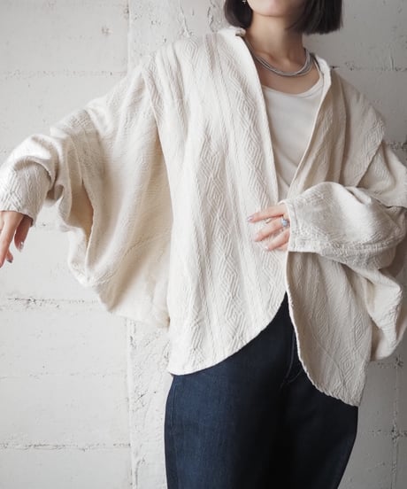 Dolman Sleeve Embroidered Jacket IV