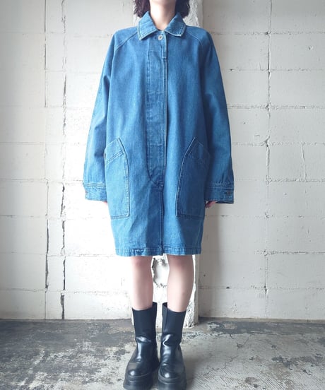 1980's Eddie Bauer Denim Coat BL