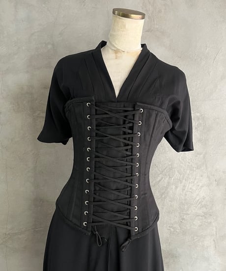 Lace Up Corset BK