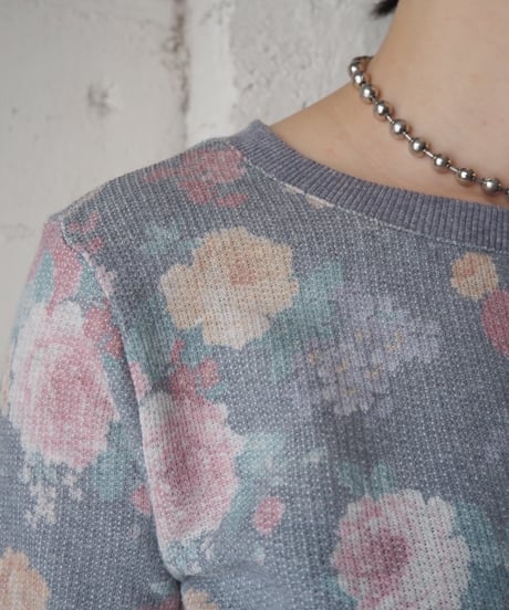 BENETTON Flower Print Sweat GR