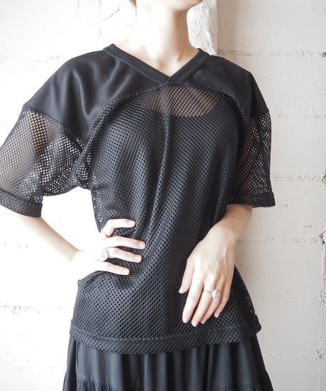 Mesh Tee  BK