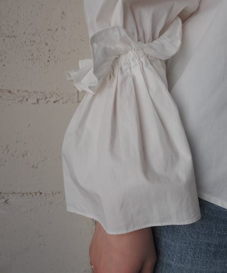 Big Collar, Cuffs White Shirt WH
