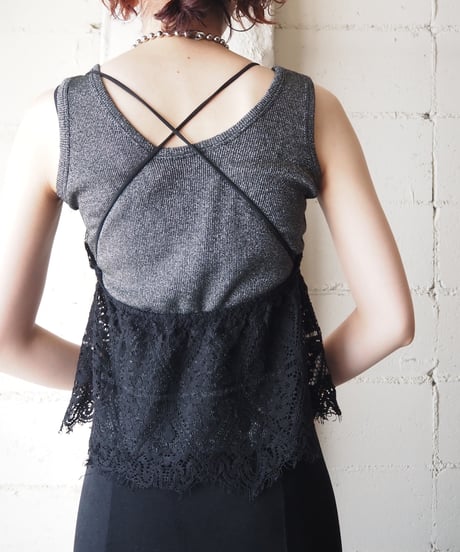 Lace Cami Bustier BK