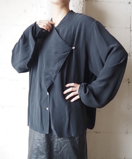 Silk Design Blouse Bk