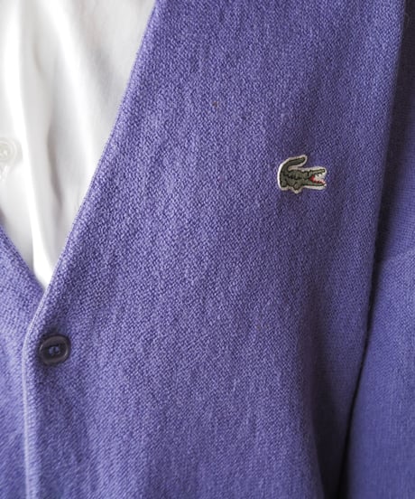 LACOSTE Vneck Cardigan PUR