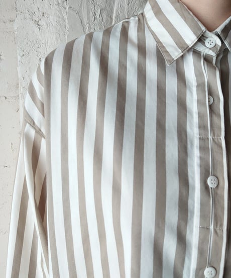 Tuck Front Stripe Shirt BEWH