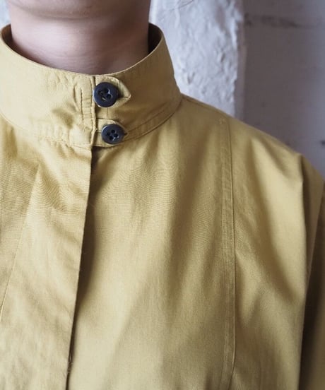 Stand Collar Shirt Dress YE