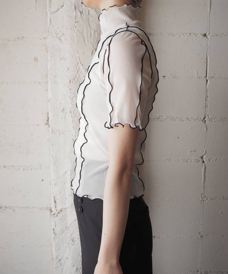 【Orfeo ORIGINAL】Stitch Cutsewn s/s BK×IV