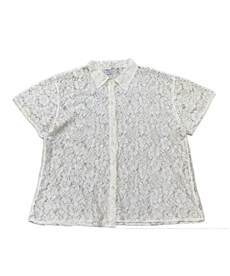S/S Lace Shirt WH