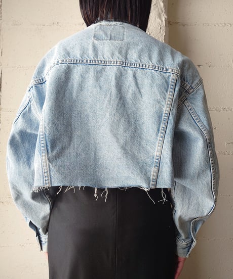 Cutoff Levi's Short Denim Jacket LBL