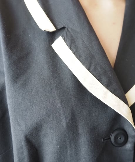 1950~60's Vintage Open Collar Dress NVIV