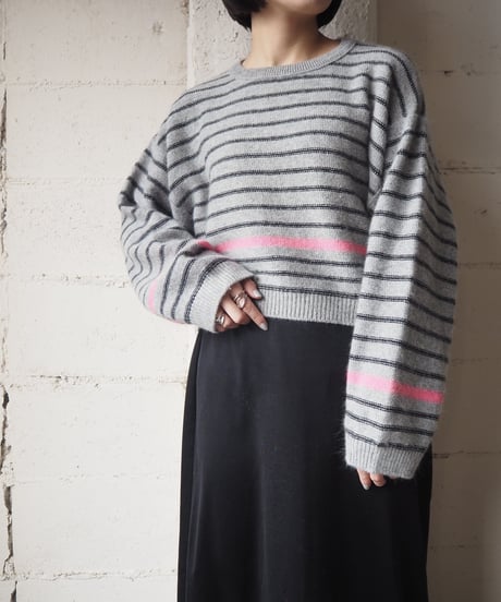 SONIA RYKIEL Stripe Short Sweater